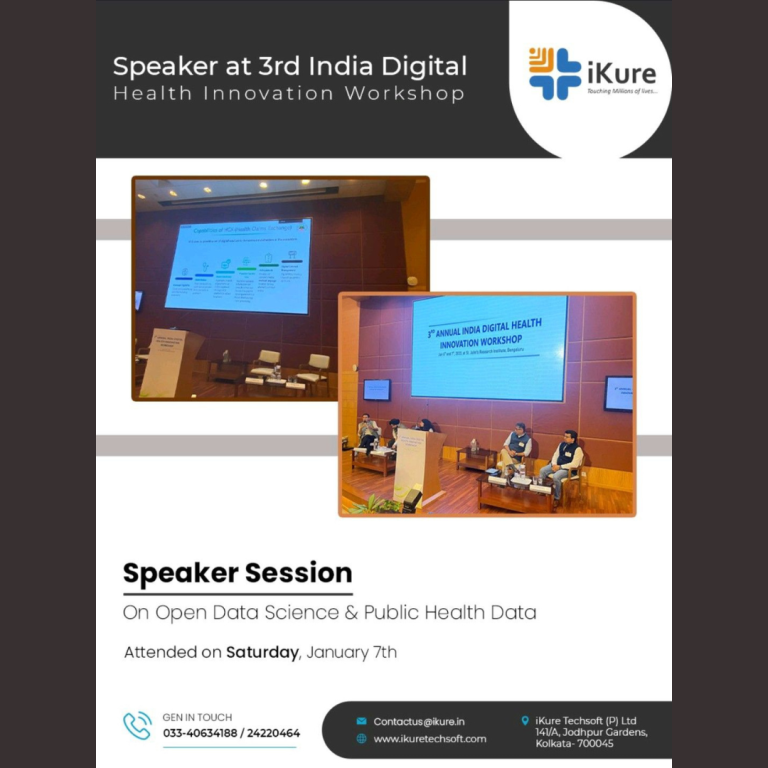 Mr. Sujay Santra was invited as a speaker of the Annual Digital Health Workshop conducted by Social Alpha’s Community Science Alliance & Dell Technologies.
